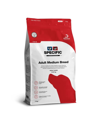 SPECIFIC Dog CXD-M Adult Medium Breed 4 kg nourriture pour chiens de taille moyenne