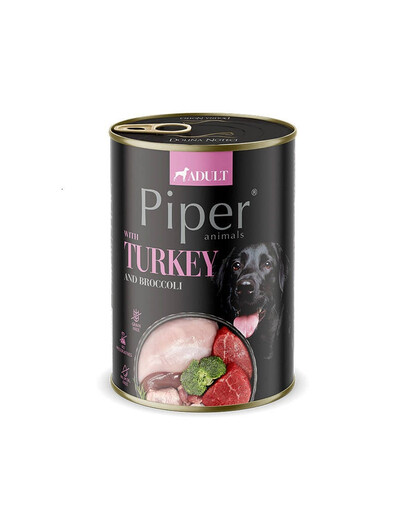 DOLINA NOTECI PIPER - Nourriture humide à la dinde et au brocoli pour chiens - 400g