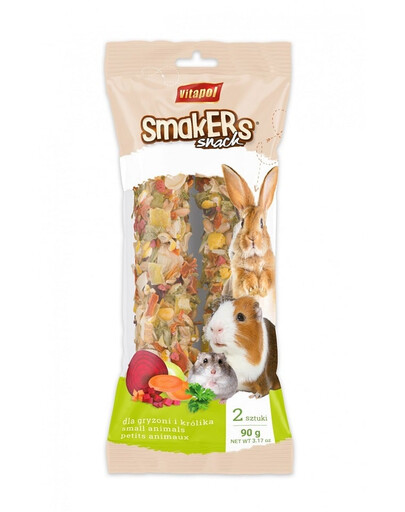 VITAPOL Smakers végétal pour rongeurs et lapins 90 g