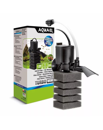 AQUAEL Turbo Mini filtre d'aquarium pour réservoirs d'eau douce
