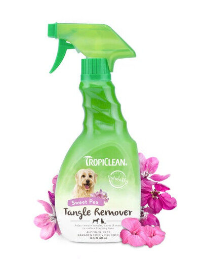 TROPICLEAN Tangle Remover Spray 473ml spray de brossage pour chiens et chats