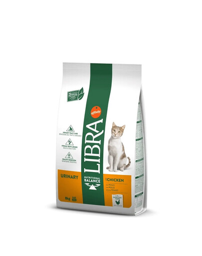 LIBRA Cat Adult Urinary nourriture pour chats avec du poulet 10kg