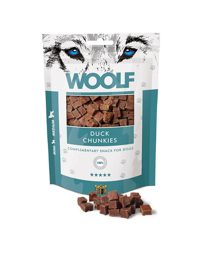 WOOLF Duck Chunkies Bouchées de canard 100g