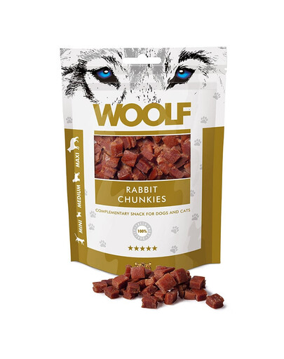 WOOLF Rabbit Chunkies Morsures de lapin 100g