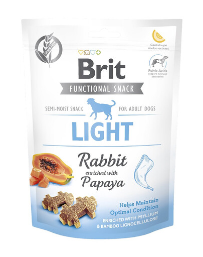 BRIT Care dog Functional snack light rabbit 150g friandise hypocalorique au lapin