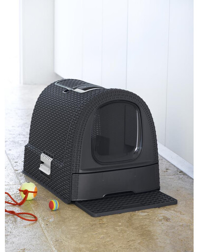 CURVER Toilette pour chat gris