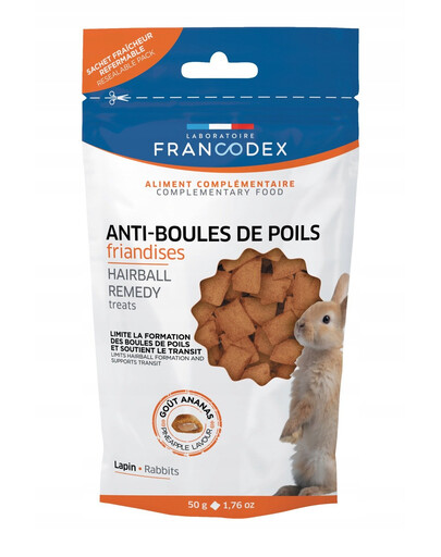 FRANCODEX Friandises anti-coups pour lapins 50 g