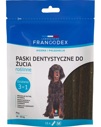 FRANCODEX Bandes à mâcher M pour la mauvaise haleine 352,5 g/15 pcs.