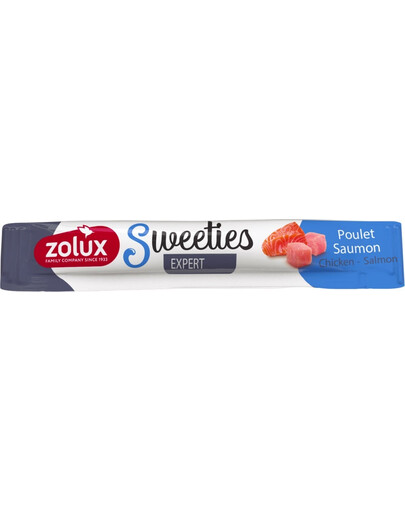 ZOLUX Friandise crémeuse pour chien SWEETIES au saumon et au poulet 14 g