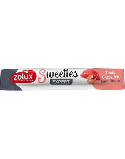 ZOLUX Friandise crémeuse pour chat SWEETIES au thon et aux crevettes 14 g