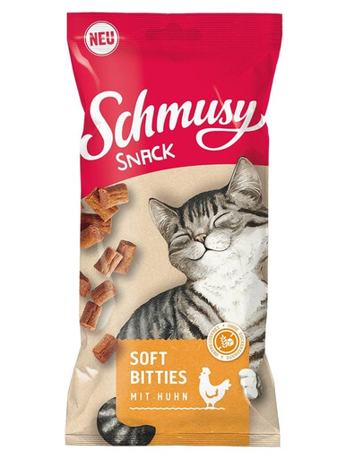 SCHMUSY Soft Bitties Bouchées de poulet moelleuses 16x60 g