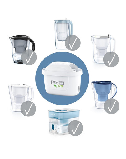BRITA - Filtres à eau MAXTRA PRO Hard Water Expert 3+1 (4 pièces)