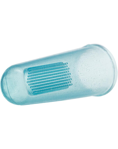 TRIXIE Ensemble de brosses à dents en silicone 6cm 2 pièces