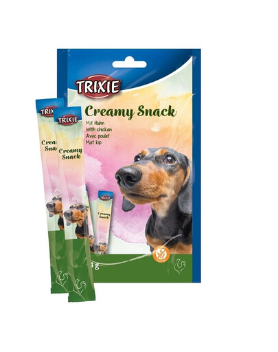 TRIXIE Creamy Snack gâterie pour chien au poulet 5 x 14 g