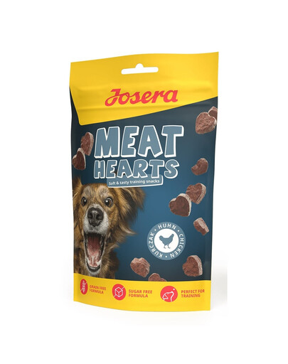 JOSERA Meat Hearts Chicken friandises d'entraînement au poulet 70g