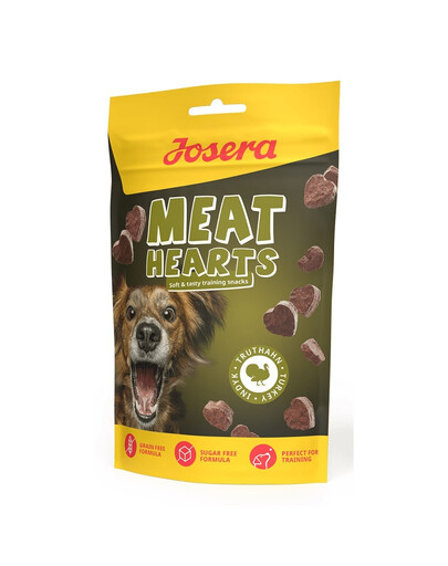 JOSERA Meat Hearts Turkey friandises d'entraînement à la dinde 70g