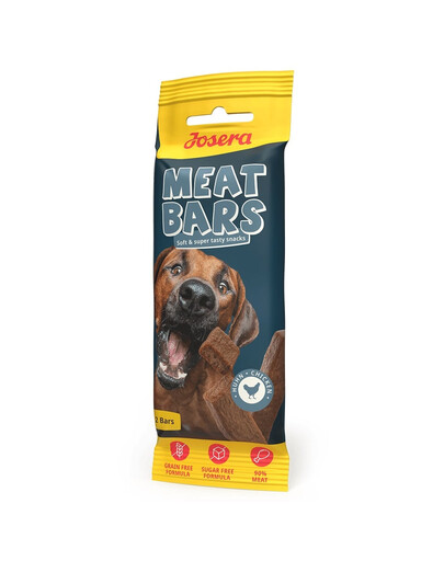 JOSERA Meat Bars Chicken friandises séchées au poulet sous forme de barres 40g