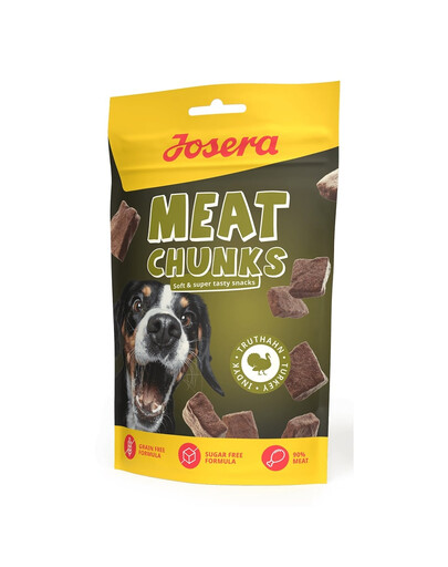 JOSERA Meat Chunks Turkey friandises séchées à la dinde 70g