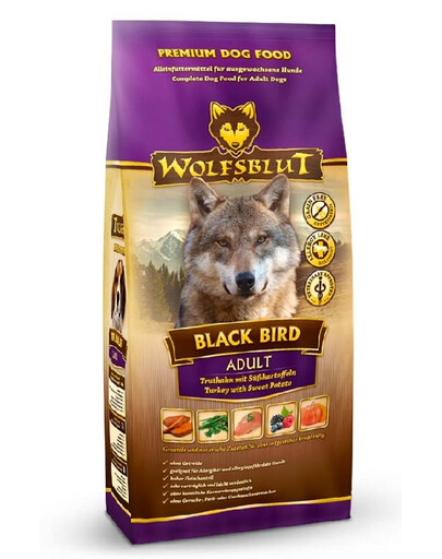 WOLFSBLUT Country Chicken Adult Croquettes pour chiens avec du poulet et des patates douces 12,5 kg
