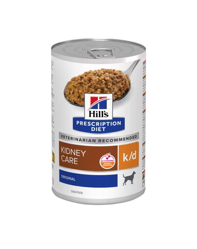 HILL'S Prescription Diet Canine k/d Kidney Care 350g nourriture humide pour chiens pour soutenir la fonction rénale