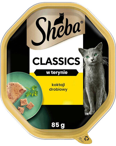 SHEBA Classics 22x85g Cocktail de volaille - nourriture humide pour chats