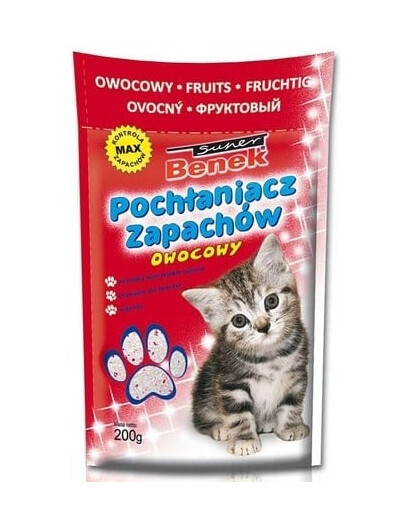 BENEK Désinfectant/absorbant d'odeur au parfum de fruit 200 g