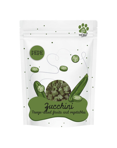 PAKA ZWIERZAKA PEPE Freeze-dried légumes lyophilisés courgette pour le chien 20 g