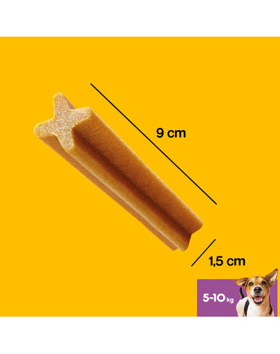 PEDIGREE DentaStix Daily Oral Care - traitement dentaire pour petits chiens - 56 pièces - 8 x 110 g