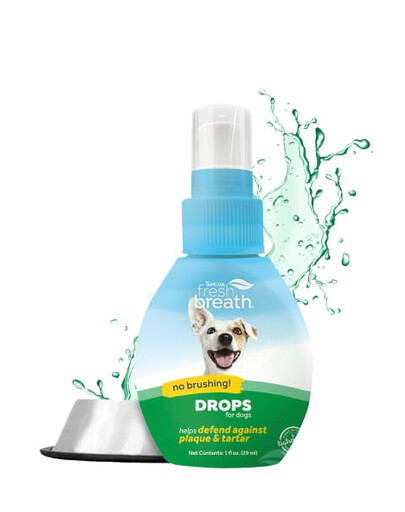 TROPICLEAN Fresh Breath Oral Care Drops for Dogs 65ml gouttes d'eau pour l'hygiène buccale des chiens