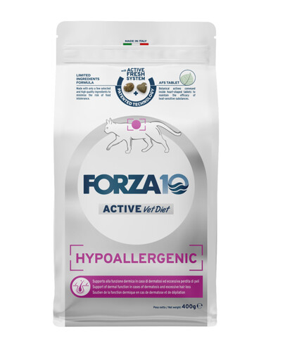 FORZA 10 Hypoallergenic Active Cat croquettes hypoallergéniques pour chat 400 g