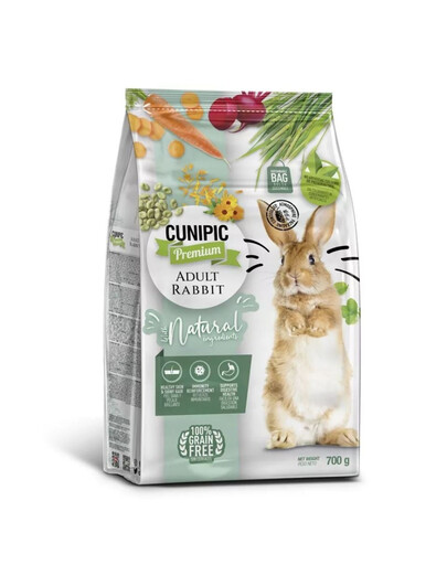 CUNIPIC Premium Adult Rabbit 700g aliments pour lapins adultes