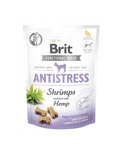 BRIT Care Dog Functional Snack Shrimp Antistress 150g Traitement contre le stress à base de crevettes