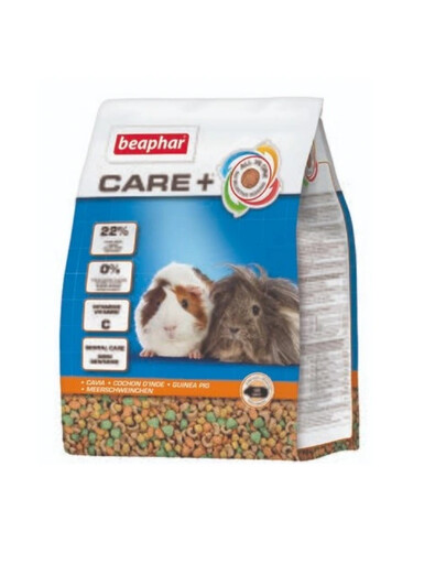BEAPHAR Care+ Guinea Pig - 1,5 kg - Nourriture pour cochons d'Inde
