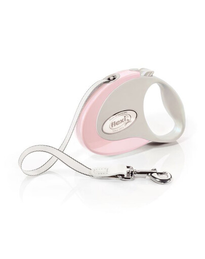 FLEXI Laisse automatique Style S 3 m rose