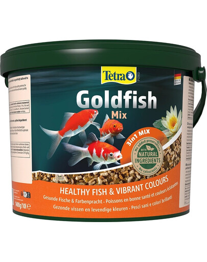 TETRA Pond Goldfish Mix 10 L Nourriture pour poissons rouges dans un bassin
