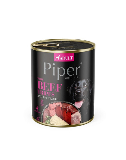 DOLINA NOTECI PIPER Animals - nourriture humide avec estomac de bœuf pour chiens adultes - 800 g