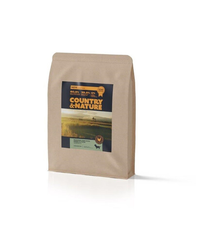 COUNTRY&NATURE Turkey with Vegetables Recette 2 kg de dinde aux légumes pour chiens de toutes races