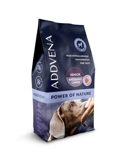 ADDVENA Power of Nature Senior Medium&large 10 kg Agneau pour les chiens âgés de moyenne et grande race