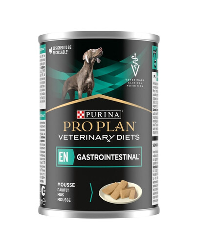 PURINA PRO PLAN Veterinary Diets Canine EN Gastrointestinal mousse - pour chiens avec troubles digestifs - 400 g