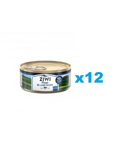ZIWIPEAK Cat Pâtée pour chat à l'agneau 12 x 85g