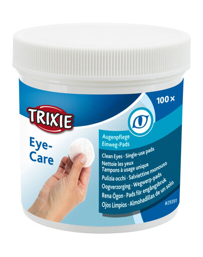TRIXIE Eye Care Lingettes hygiéniques Clean eyes 100 pcs