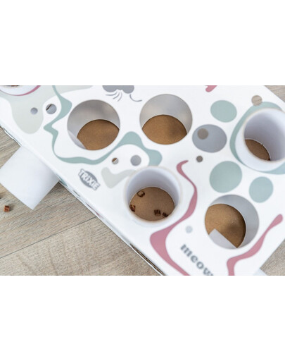 TRIXIE Cat Activity Paws'n'Treats Box jouet éducatif pour chat 35×7×20 cm carton