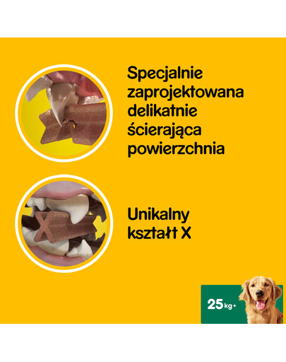 PEDIGREE DentaStix - traitement dentaire pour chiens de grandes races - 28 pièces - 4 x 270g
