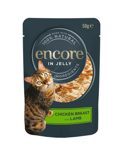 ENCORE Cat Multipak mélange de saveurs avec poulet en gelée pour chat 20x50g