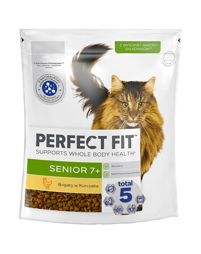 PERFECT FIT (Senior 7+) 750  Riche en poulet - nourriture sèche pour chats âgés