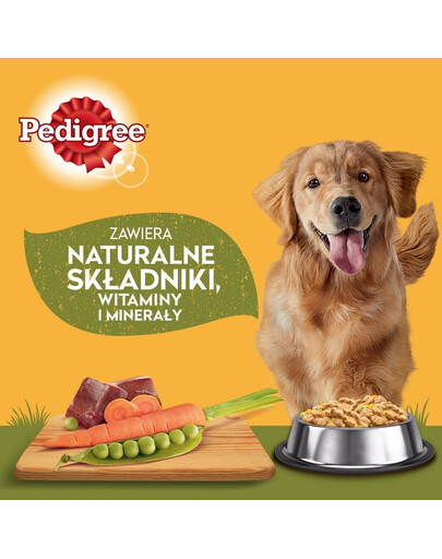 PEDIGREE avec du poulet et des carottes en gelée 400g