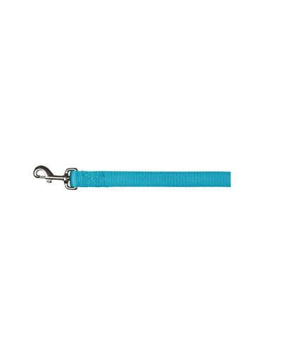 TRIXIE Laisse "Premium lead double" M - L 1 m / 20 mm bleu clair