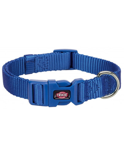 TRIXIE Premium Collier, S-M: 30-45 cm / 15 mm bleu royal