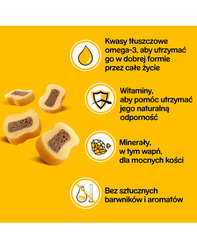 PEDIGREE Tasty Bites Chewy Slices z wołowiną 155g