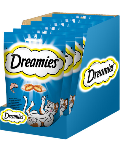 DREAMIES 6x60 g une friandise au saumon délicieux pour chat